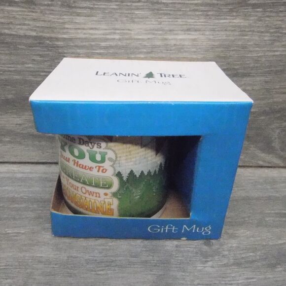 Leanin Tree Mug Gift Some Days You Have To Create Your Own Sunshine Coffee Cup - Picture 2 of 12